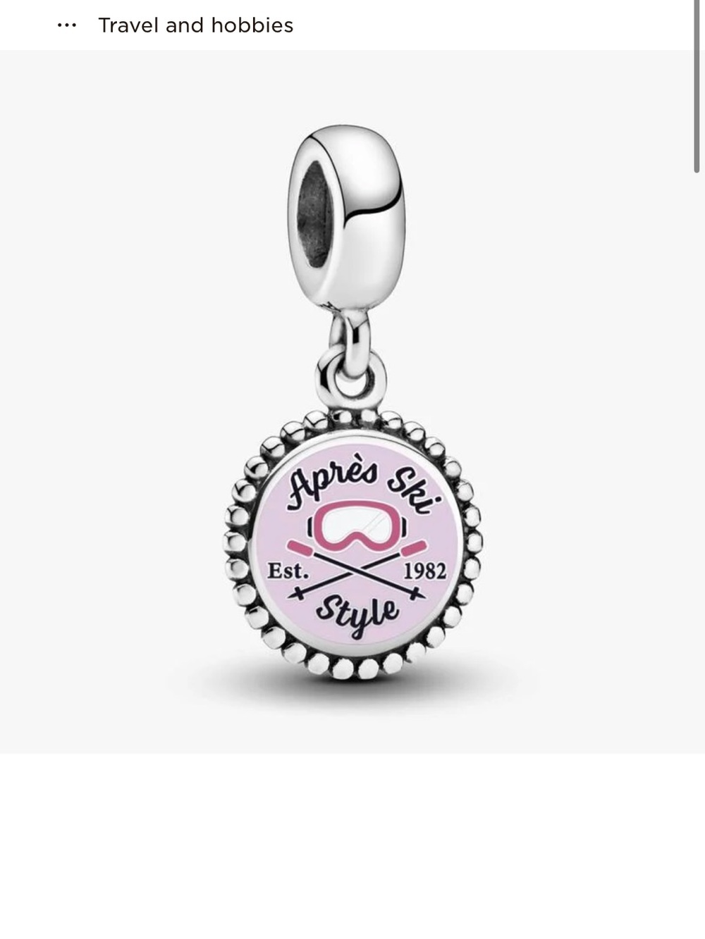 Pandora Pink Après Ski Style Dangle Charm